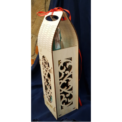 Підставка під пляшку (4 сторони) з фанери