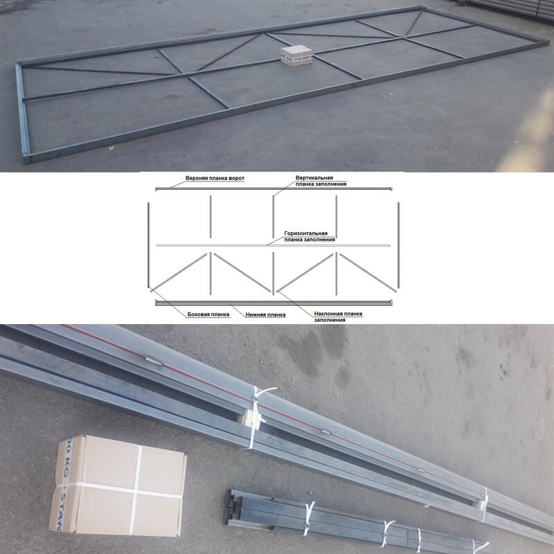 Комплект для відкотних воріт SP Premier ＂збери сам＂ (КСС)