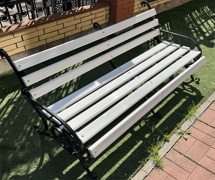 Лавка L1500 на 3 сегменти (труба проф. 15х15)