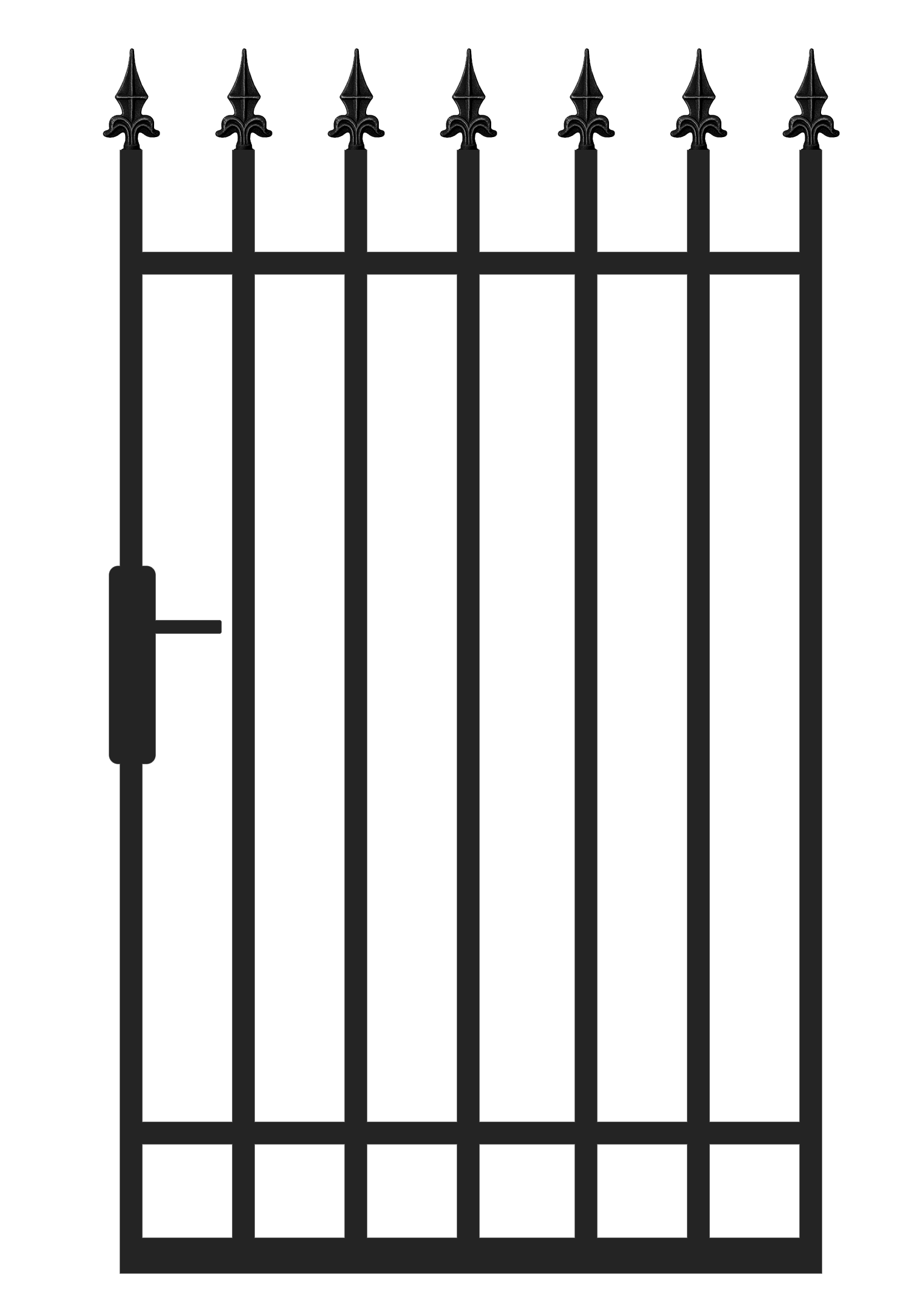 Хвіртка Економ (1500х900) (ковка)