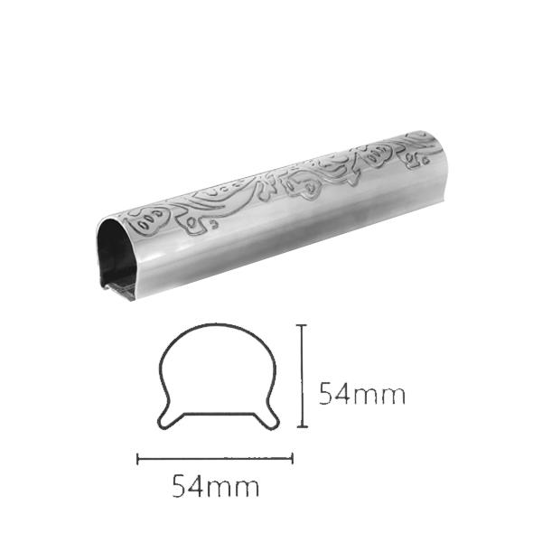 3006 (1086300) Handrail H54 L3000 mm (forging)