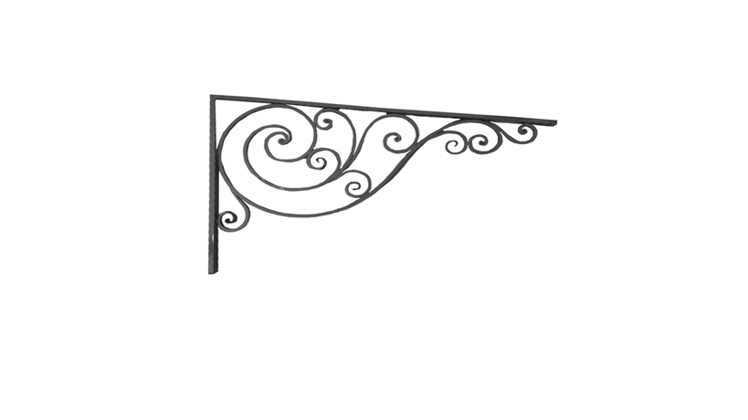 78.006 Дашок на дві стійки (ковка)