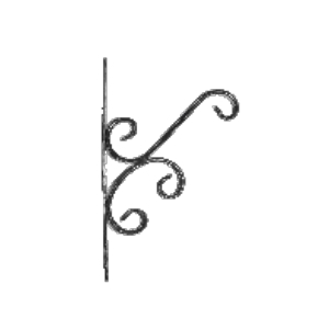 Кронштейн під кашпо (ковка)