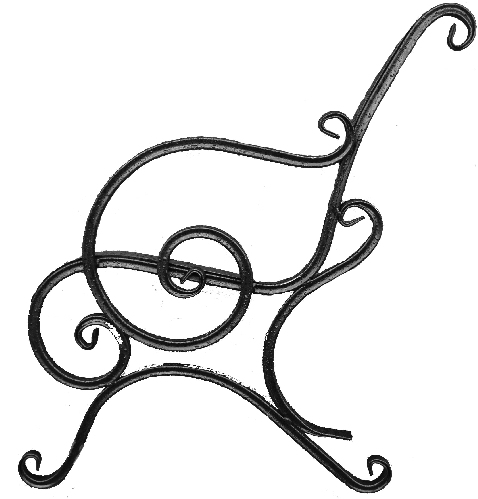 Боковини 77.004 труба 15х15 (пара) (ковка)