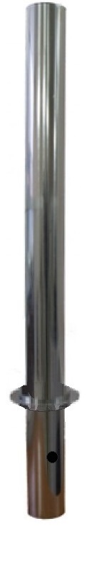 Стовпчик під бетонування з фланцем, 500/250 мм (нерж)
